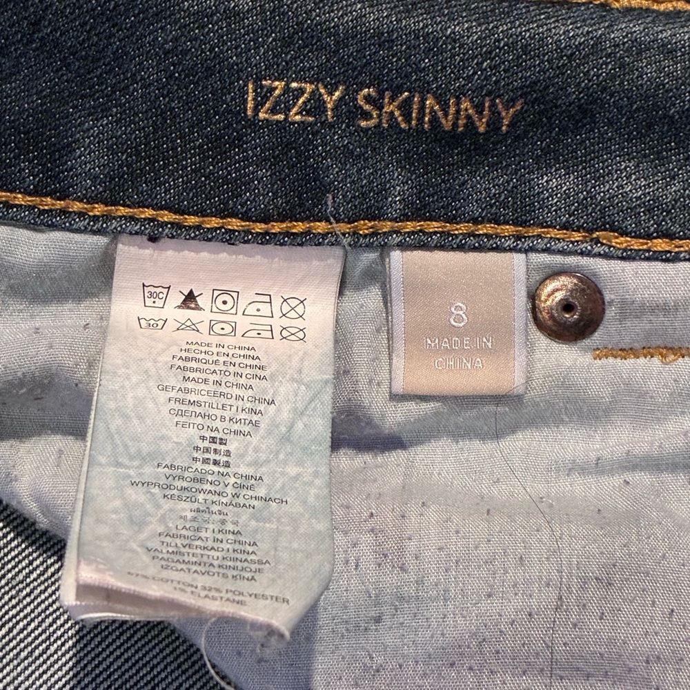 Michael Kors Women’s Izzy Skinny Medium Wash Jeans, Size 8 - Picture 3 of 11